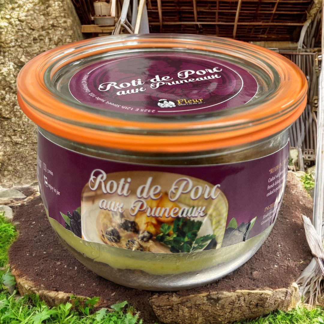 Rôti de Porc aux Pruneaux – Pork Roast with Prunes (400g)